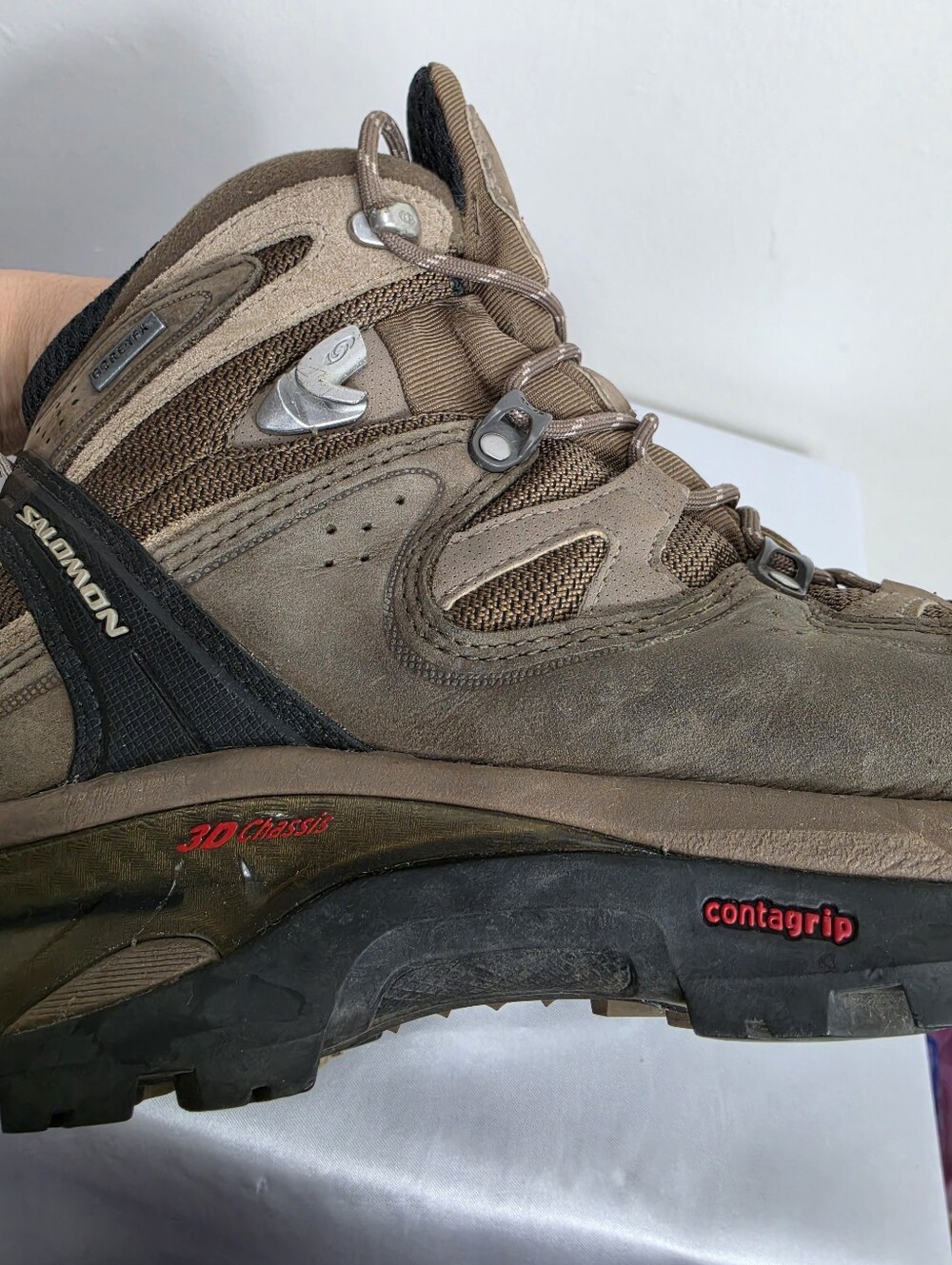 Salomon 3D Chassis GTX Goretex Hiking Boots Size 8US Men - Picture 15 of 16